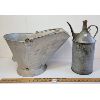 Image 2 : LOT OF 2 -  CPR COAL SCUTTLE & OILER