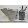 Image 5 : LOT OF 2 -  CPR COAL SCUTTLE & OILER