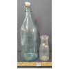 Image 2 : LOT OF 2 - EMBOSSED BOTTLES - INCL MAPLE DAIRY & HUDOR WATER CO.