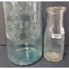Image 4 : LOT OF 2 - EMBOSSED BOTTLES - INCL MAPLE DAIRY & HUDOR WATER CO.