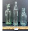 Image 3 : LOT OF 3 - EMBOSSED APOTHECARY BOTTLES - INCL COD LIVER OIL, ETC