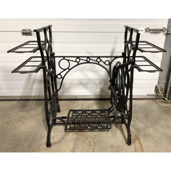NEW WILLIAMS CAST IRON SEWING MACHINE BASE