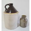Image 4 : LOT OF 2 - TOURANGEAU & CHAMPAGNE - 2GAL MERCHANT STONEWARE JUG & R & J CAMPBELL BREWERY JUG