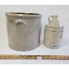 Image 3 : LOT OF 2 - G. I. LAZIER 3GAL OPEN TOP CROCK & WESLEY BULLEN BREWERY JUG 