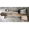 Image 1 : LOT OF 3 - RAILWAY SHOVELS - INCL MICHIGAN CENTRAL, CNR, ETC