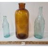 Image 2 : LOT OF 3 - EMBOSSED EAST MAN KODAK CO. & J. J. MCLAUGHLIN HYCEIA BOTTLES 