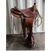 Image 2 : LOT OF 2 - LEATHER SADDLE W/ HARDWARE & DISPLAY