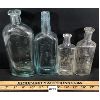 Image 3 : LOT OF 4 - EMBOSSED APOTHECARY BOTTLES - INCL BLOOD PURIFIER & PSYCHINE, ETC.