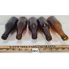 Image 5 : LOT OF 5 - EMBOSSED AMBER BLOB TOP BOTTLES - PABST, SYLLA-GOODMAN BOTTLING CO., ETC.