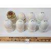 Image 1 : LOT OF 8 - C.P.R. & DOMINION CERAMIC INSULATORS 