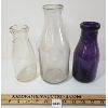 Image 3 : LOT OF 3 - EMBOSSED OLIVE FARM & TINGLE'S DAIRY BOTTLES 