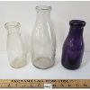 Image 4 : LOT OF 3 - EMBOSSED OLIVE FARM & TINGLE'S DAIRY BOTTLES 