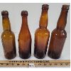Image 4 : LOT OF 4 - EMBOSSED AMBER BLOB TOP BOTTLES - INCL O'KEEFE & HINCKEL BREWERY, ETC.