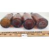 Image 5 : LOT OF 4 - EMBOSSED AMBER BLOB TOP BOTTLES - INCL O'KEEFE & HINCKEL BREWERY, ETC.