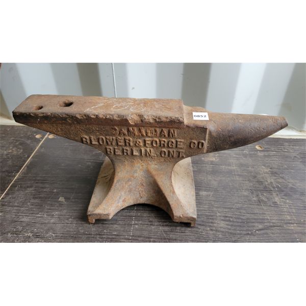 BLOWER & FORGE CO. ANVIL 