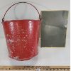 Image 2 : LOT OF 2 - FIRE BUCKET & CNR REPORTING FIRES SIGN