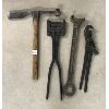Image 1 : LOT OF 4 - HYDRANT WRENCH - IRON WORKS TOOL, ETC.
