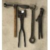 Image 2 : LOT OF 4 - HYDRANT WRENCH - IRON WORKS TOOL, ETC.