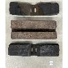Image 1 : LOT OF 3 - TRAIN BRAKE SHOES & TRAIN TRACK