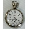 Image 3 : CANADIAN SPECIAL NICKEL SILVER POCKET WATCH W/ DISPLAY 