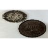 Image 2 : LOT OF 8 - MISC. PLAQUES - INCL CAST IRON PETER REID MILLSTONE BUILDER, BEACH FOUNDRY CO., ETC