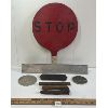 Image 2 : JOB LOT - RAILROAD SIGNS & TOOLS - INCL FAIRMONT RAILWAY MOTORS, INC, HAND STOP, ETC. 