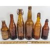 LOT OF 6 - EMBOSSED BREWERY BOTTLES - INCL THE PROSPECT BREWING CO., SCHREIBER BREWING CO., ETC