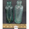 Image 6 : LOT OF 2 - EMBOSSED BLOB TOP BOTTLES - INCL T.A. NICHO L. SON, ETC.