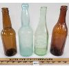 Image 2 : LOT OF 4 - MISC EMBOSSED BOTTLES - INCL BREWERY & BOTTLING WORKS