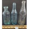 Image 1 : LOT OF 3 - MISC EMBOSSED BOTTLES - INCL ENO'S FRUIT SALT & E. L. KERNS, ETC.