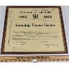 Image 4 : LOT OF 2 - 1912-1913 FRAMED ONTARIO TOWNSHIP TAVERN LICENSE - HARRIS ABATTOIR CO LARD LID