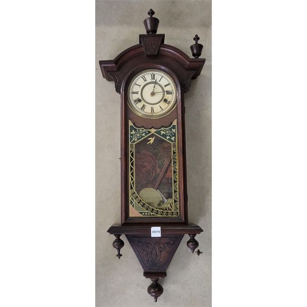 WINNIPEG STRIKING NEW HAVEN CLOCK CO WALL CLOCK