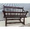 Image 3 : CHILD'S CONVERTIBLE CRADLE/BENCH ROCKER