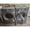 Image 1 : LOT OF 2 - LG TROMM FRONT LOAD WASHER & DRYER - STACKABLE