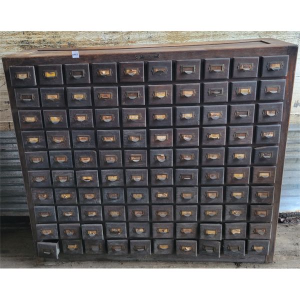 THE AUTOMOTIVE SPECIALTY CORP. CARD CABINET