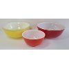 Image 1 : LOT OF 3 - PYREX MIXING BOWLS