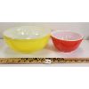 Image 2 : LOT OF 3 - PYREX MIXING BOWLS