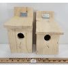 Image 1 : LOT OF 2 - HAND CRAFTED BIRD HOUSES