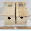 Image 1 : LOT OF 2 - HAND CRAFTED BIRD HOUSES