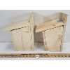 Image 2 : LOT OF 2 - HAND CRAFTED BIRD HOUSES