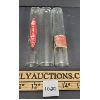 Image 3 : LOT OF 6 - PHARMACY MEASURING GLASSES - GLASS TOOTHBRUSH TUBES