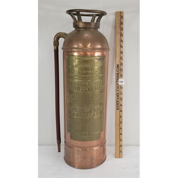 BRASS & COPPER GUARDIAN FIRE EXTINGUISHER
