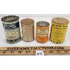 Image 1 : LOT OF 4 - TINS & FIBER CANS - INCL NORTHROP & LYMAN CO. & REXELL DRUG CO, ETC.