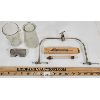 Image 1 : LOT OF 5 - SNOW DENTAL CO. FACEBOW (?) - EYE PIPETTE - LIQUID MEASURES, ETC. 