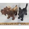 Image 1 : LOT OF 2 - CAST IRON DOG DOOR STOPS
