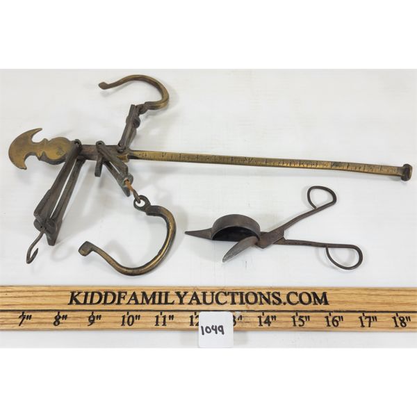 LOT OF 2 - WICK TRIMMER & BEAM SCALE