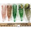 Image 2 : LOT OF 5 - CLASSIC CAR BUD VASES - DEPRESSION GLASS