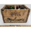 Image 2 : LOT OF 15 - MOLSON'S CRATE W/ BOTTLES - INCL PAPER LABELS