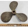 Image 1 : 3 BLADE BRASS PROPELLER