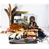 Image 1 : FLAT OF ASSORTED NATIVE THEMED ITEMS INCLUDES